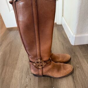 Tory Burch Brown Heeled Boots